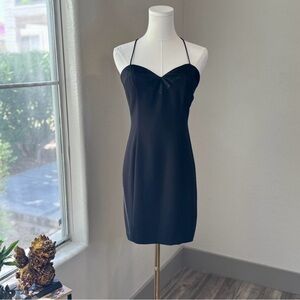 Trilogy Elegant Black Spaghetti Strap Dress Size 4